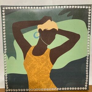 Beautiful Woman Wall Decor Wooden Print-design